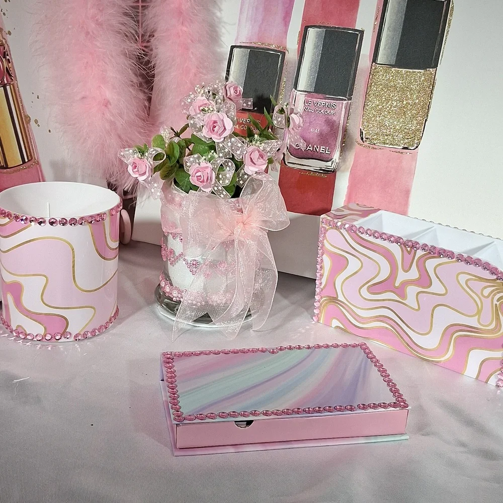 FOR DESK WHIT MINI BOUQUET SET  4 New 2049